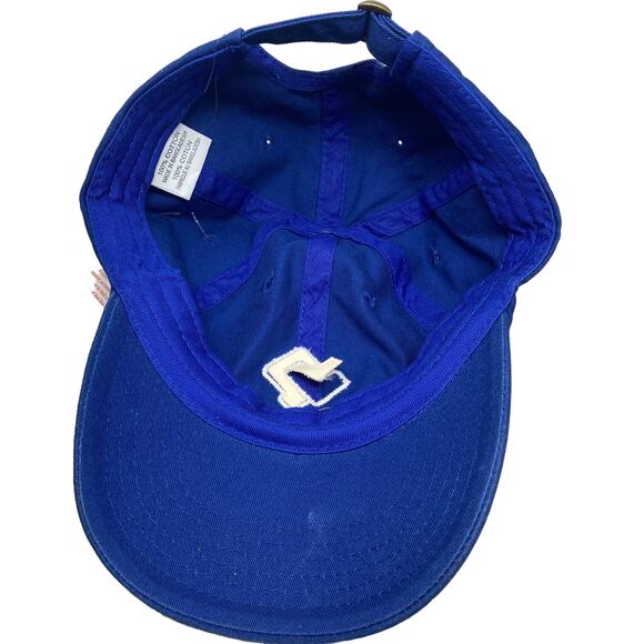 List Perfectly Baseball Hat One Size Blue Spellout Adjustable - Picture 7 of 8